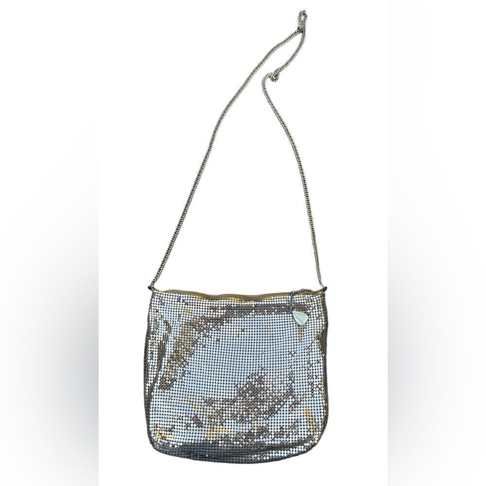 Vintage Whiting and Davis Gold Mesh Handbag chain crossbody